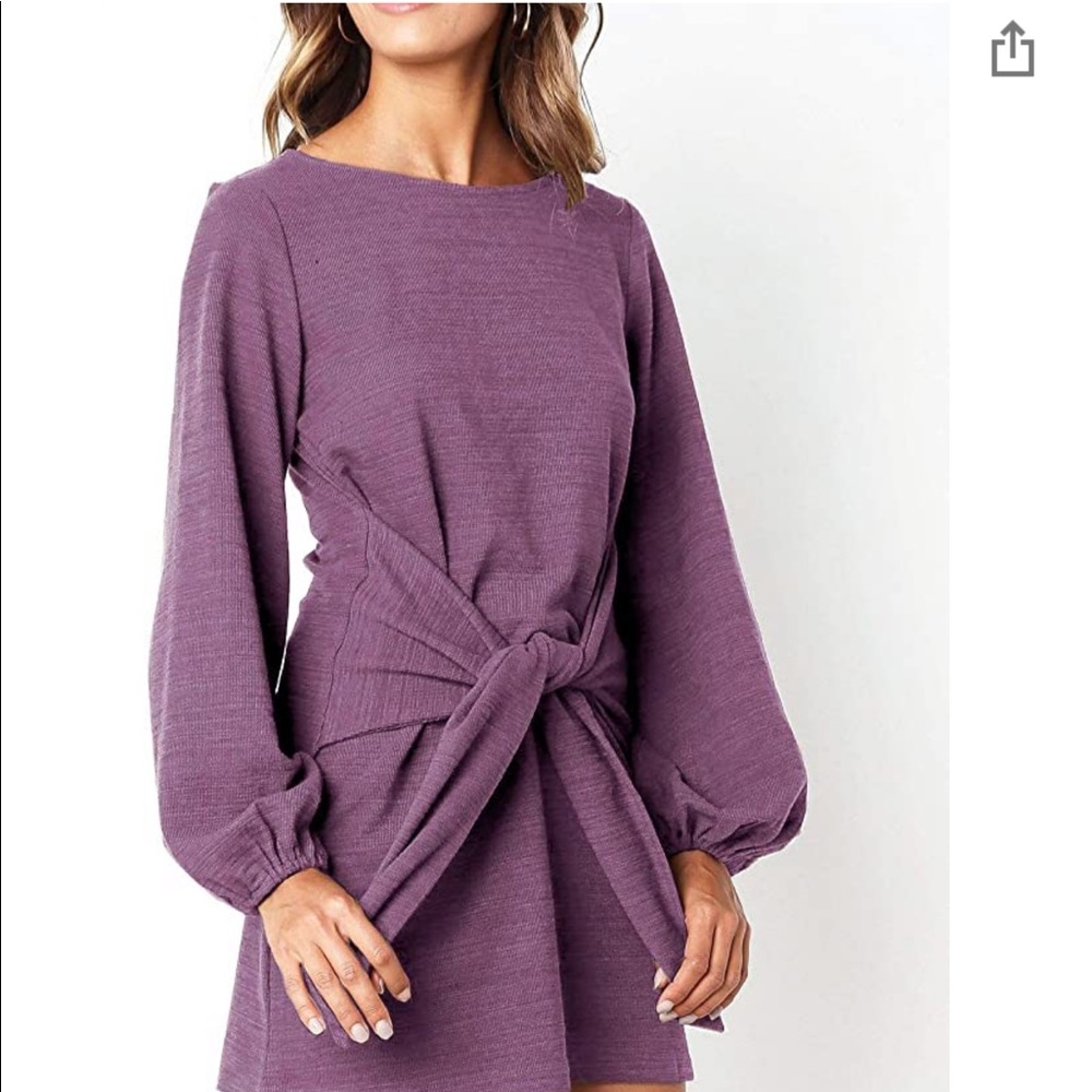 Women's Cotton L/S Elegant Knitted Bodycon mini